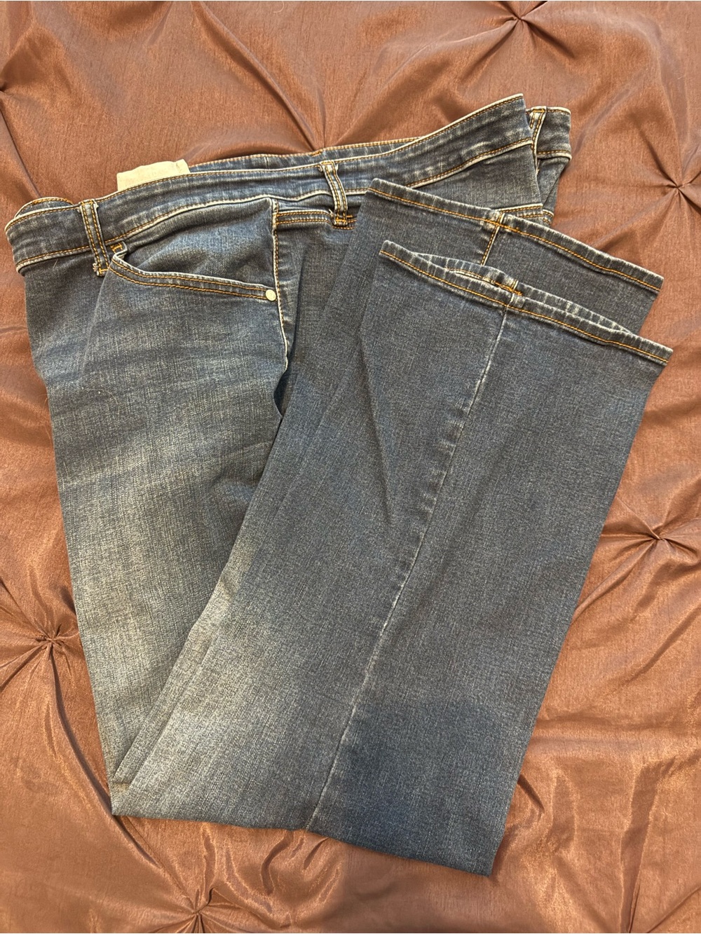 EVRI Women's Dark Blue bootcut Leg Jeans